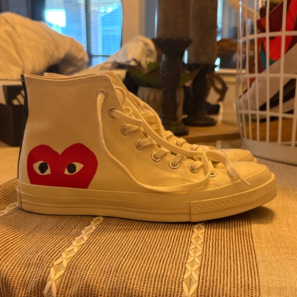 Converse Chuck Taylor All Star 70 Hi, Comme de Garçons PLAY White
